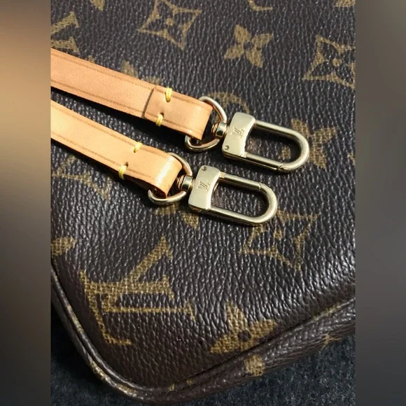 ✅LV Pochette Accessories LVBOX+LVDUSTBAG HANDBAG LOUIS VUITTON - Picture 10 of 14